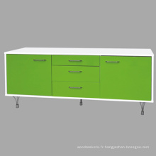 Haute brillance TV Stand / Cabinet de couleur